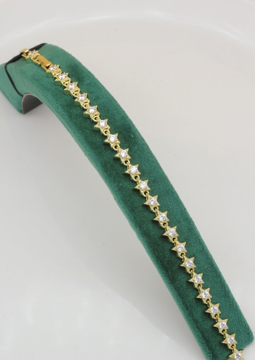 VIP 14K Gold Yıldız Bileklik