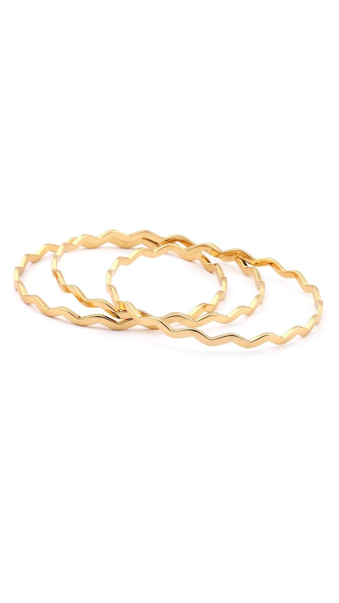 3'lü Çelik Zigzag Ajda Bileklik