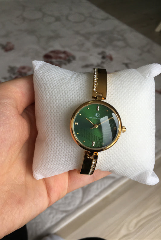 KS Paslanmaz Çelik Vintage Kadın Saat Modeli