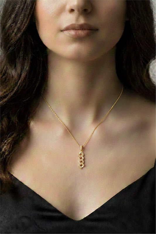 Paslanmaz Çelik Sarmal Gold Kolye