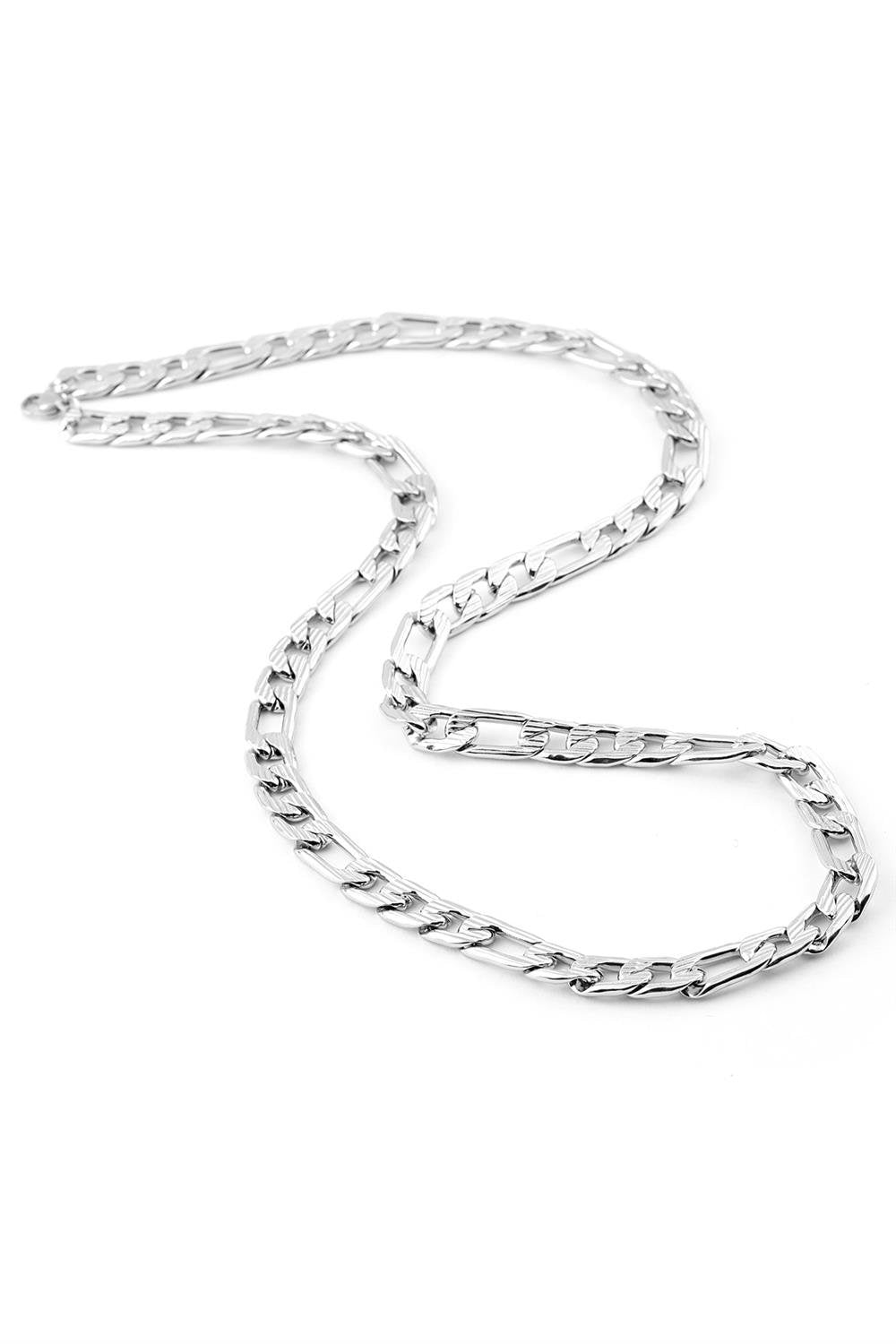 Paslanmaz Çelik Erkek Gümüş Kolye