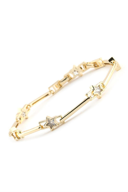 VIP 14K Yıldız Bileklik Gold