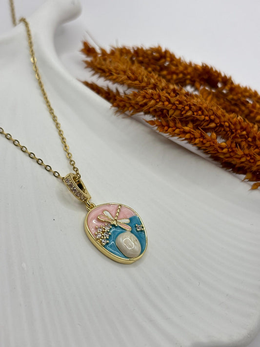 Paslanmaz Çelik Yusufçuk Sanat Kolye