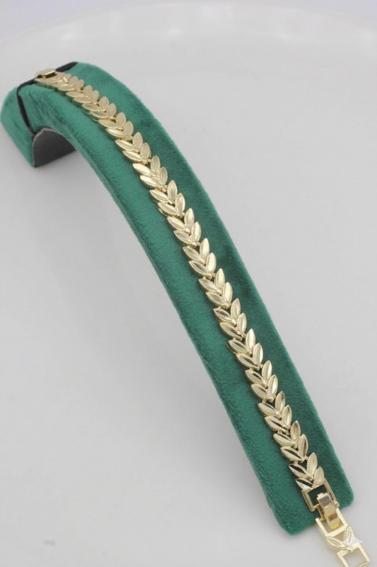 VIP 14K Gold Arpa Bileklik