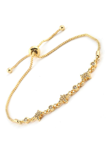 VIP Kuzey Yıldızı Asansör Gold Bileklik