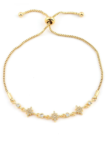 VIP Kuzey Yıldızı Asansör Gold Bileklik