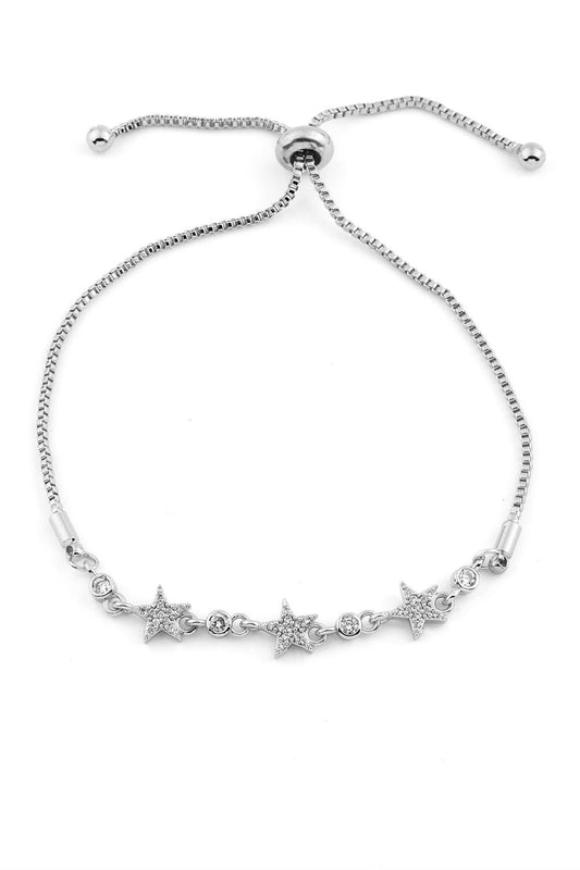 VIP Yıldız Gümüş Asansör Bileklik
