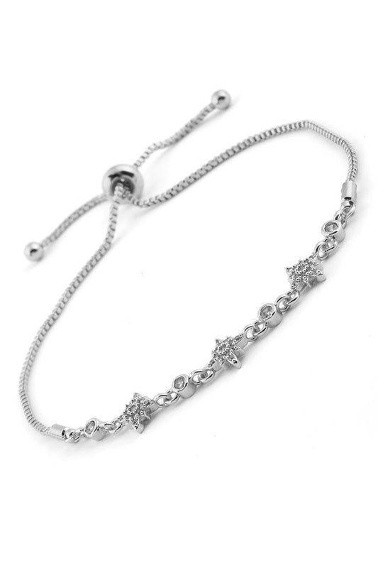 VIP Kuzey Yıldızı Asansör Gümüş Bileklik