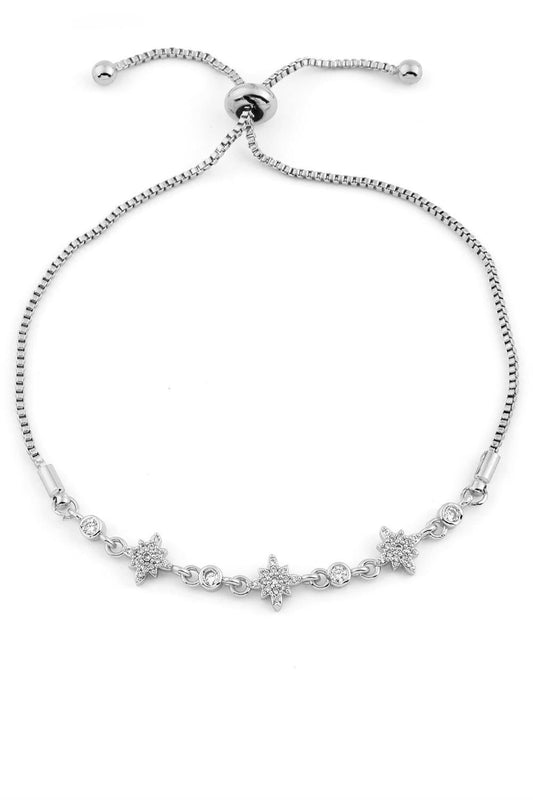 VIP Kuzey Yıldızı Asansör Gümüş Bileklik