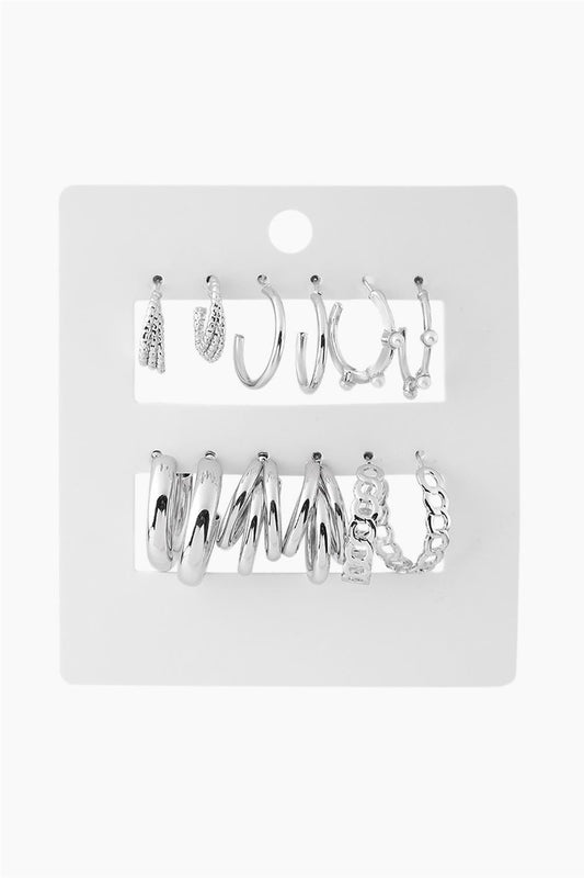 Bijuteri Gümüş Set Küpe