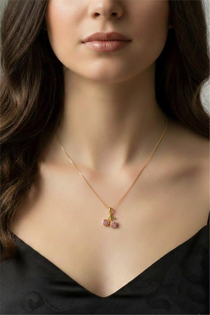 Paslanmaz Çelik Kiraz Kolye