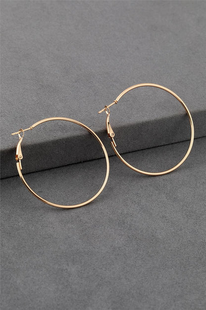 Paslanmaz Çelik Halka Gold Küpe