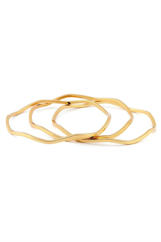 3'lü Çelik Ajda Bileklik 64mm