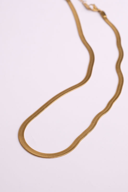 Paslanmaz Çelik Italyan Zincir 45 cm Gold Kaplama Kolye 149,00 TL