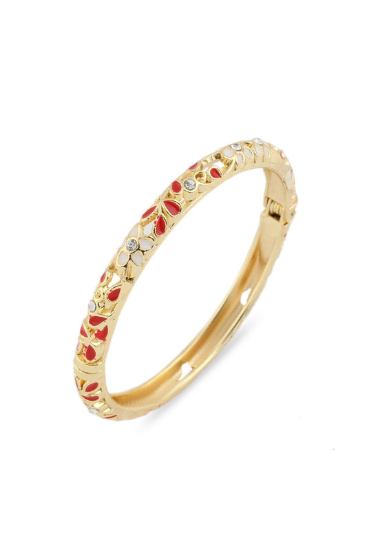 VIP Mineli Çiçek Desenli Kelepçe