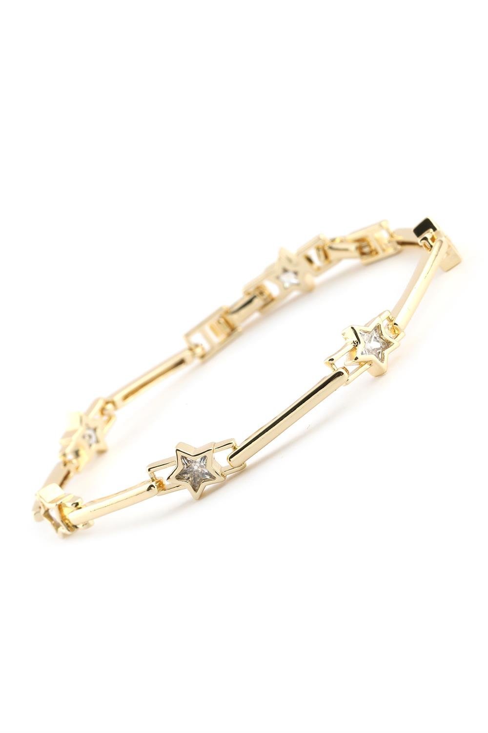 VIP 14K Yıldız Bileklik Gold