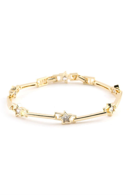 VIP 14K Yıldız Bileklik Gold