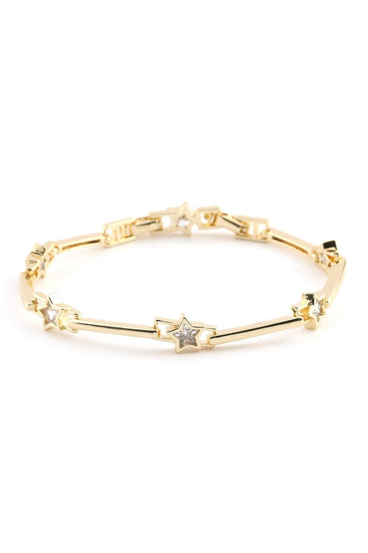 VIP 14K Yıldız Bileklik Gold