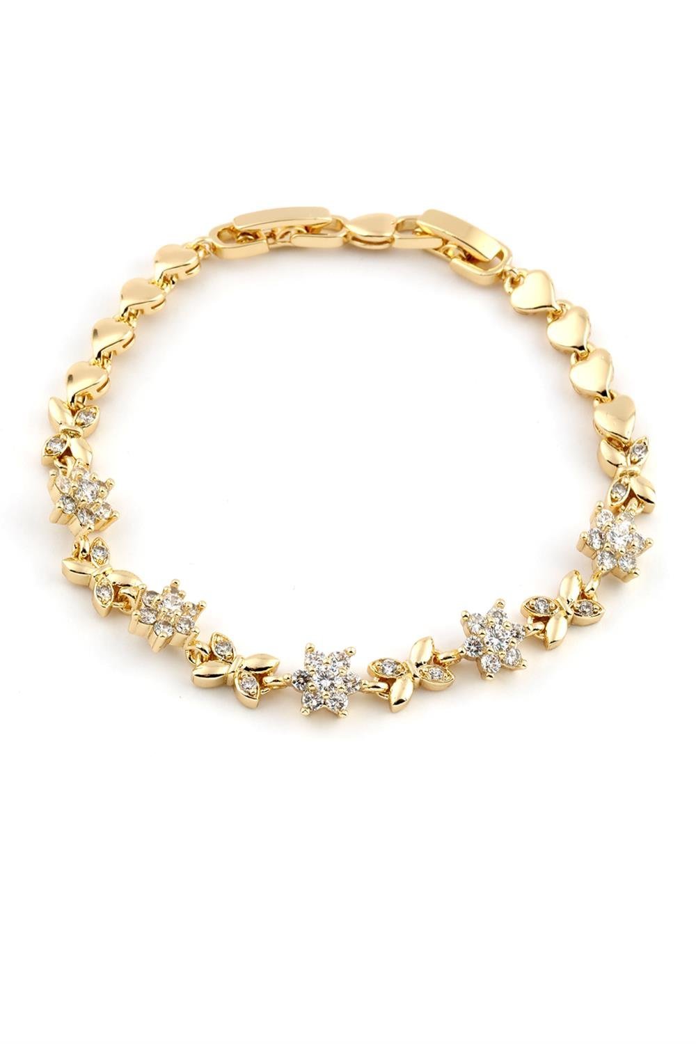 VIP 14K Gold Desenli Bileklik