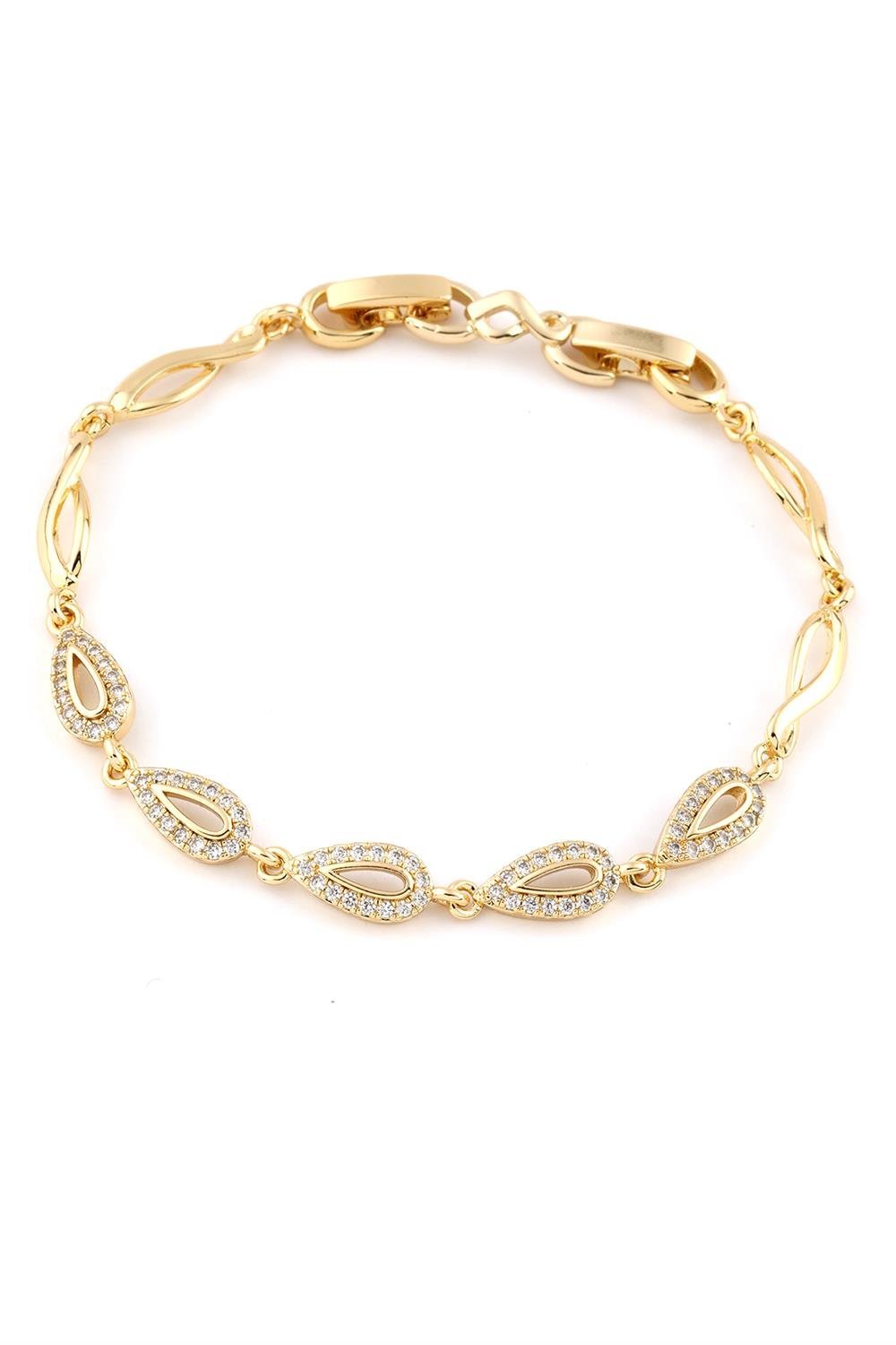 VIP 14K Gold Damla Bileklik