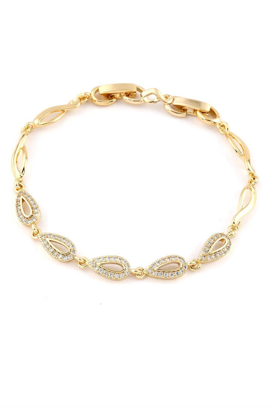 VIP 14K Gold Damla Bileklik