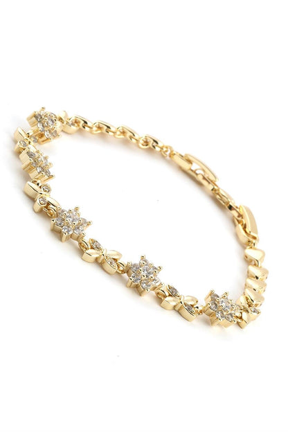 VIP 14K Gold Desenli Bileklik