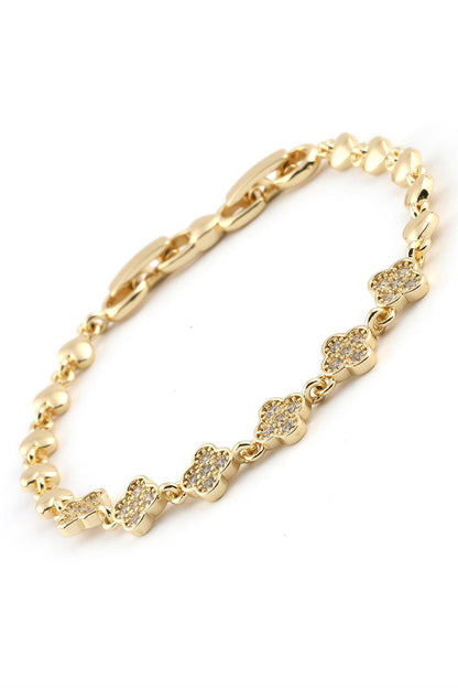 VIP 14K Yonca Bileklik Gold