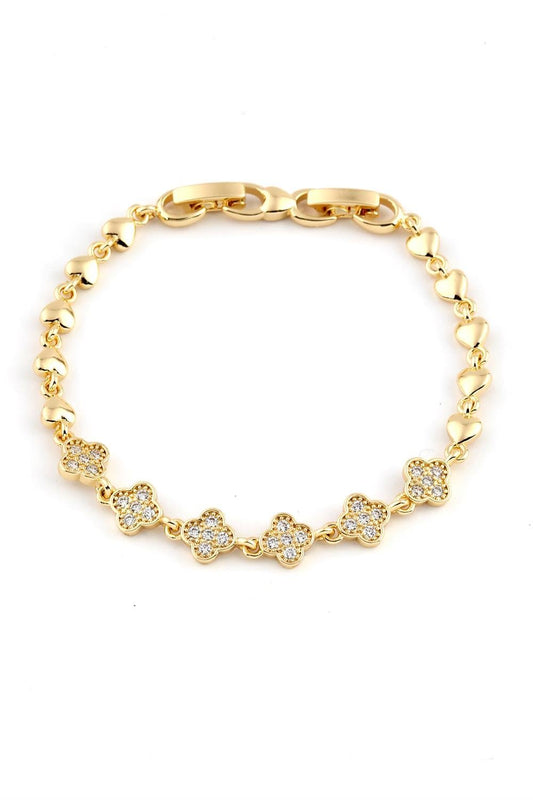 VIP 14K Yonca Bileklik Gold