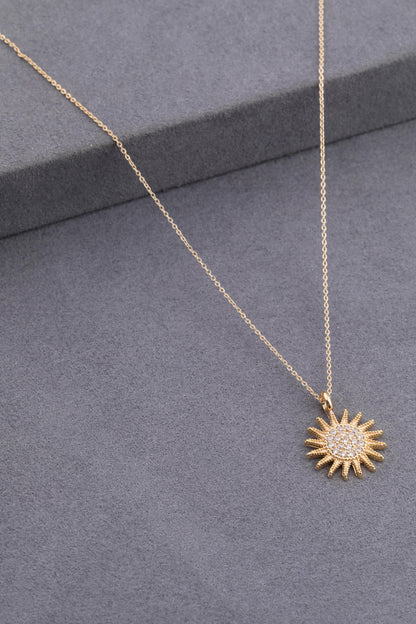 VIP Güneş Kolye Gold